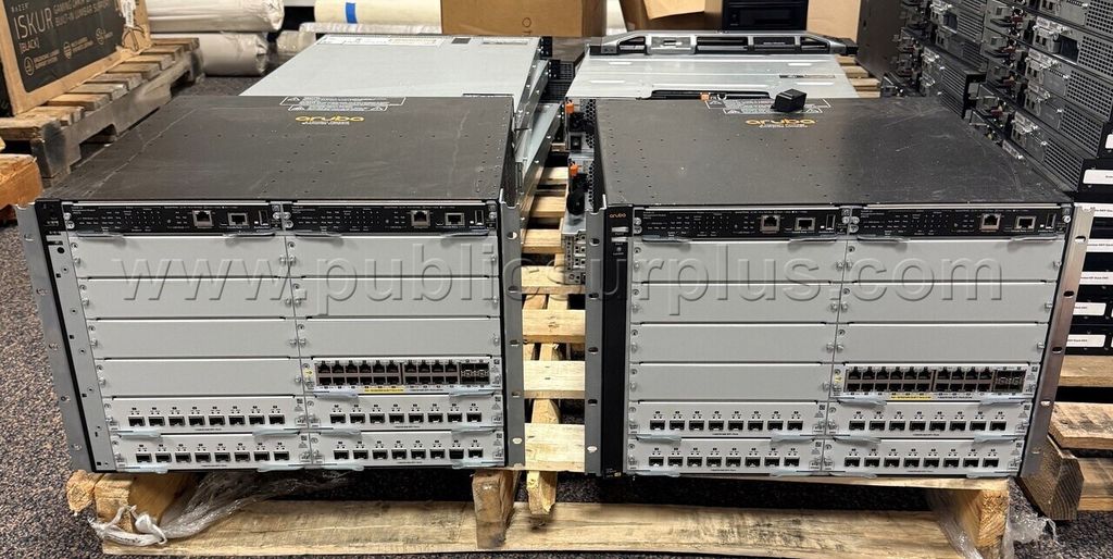 SEL- Lot of 2 Aruba 5412R Core Switch. Working pull! NO POWER CORDS. — photo 1