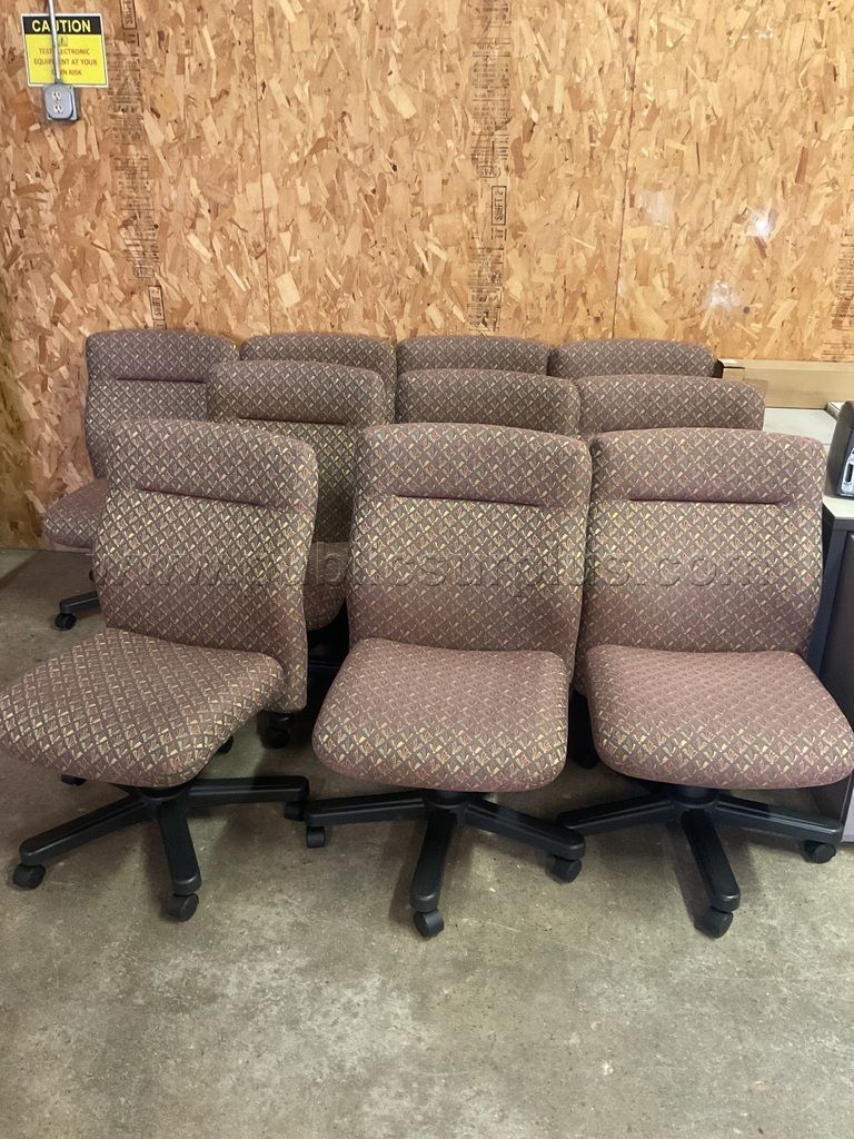 10-Rolling Office Chairs Lot # 4852 — photo 1