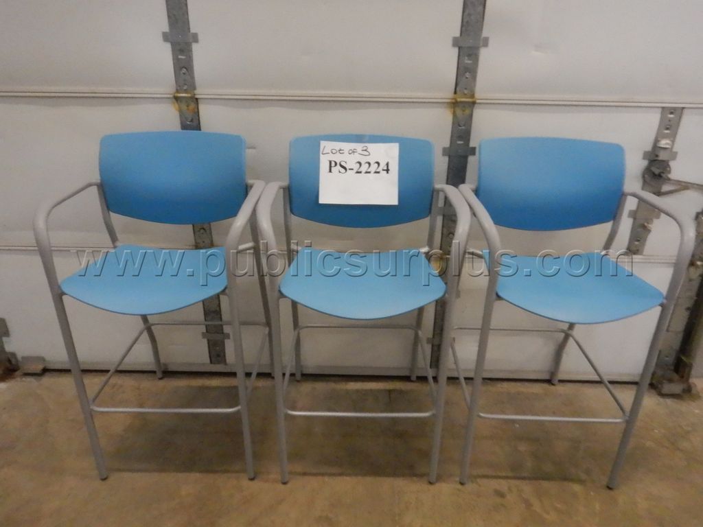 Bar Height Guest Chairs - Lot of 3 — photo 1