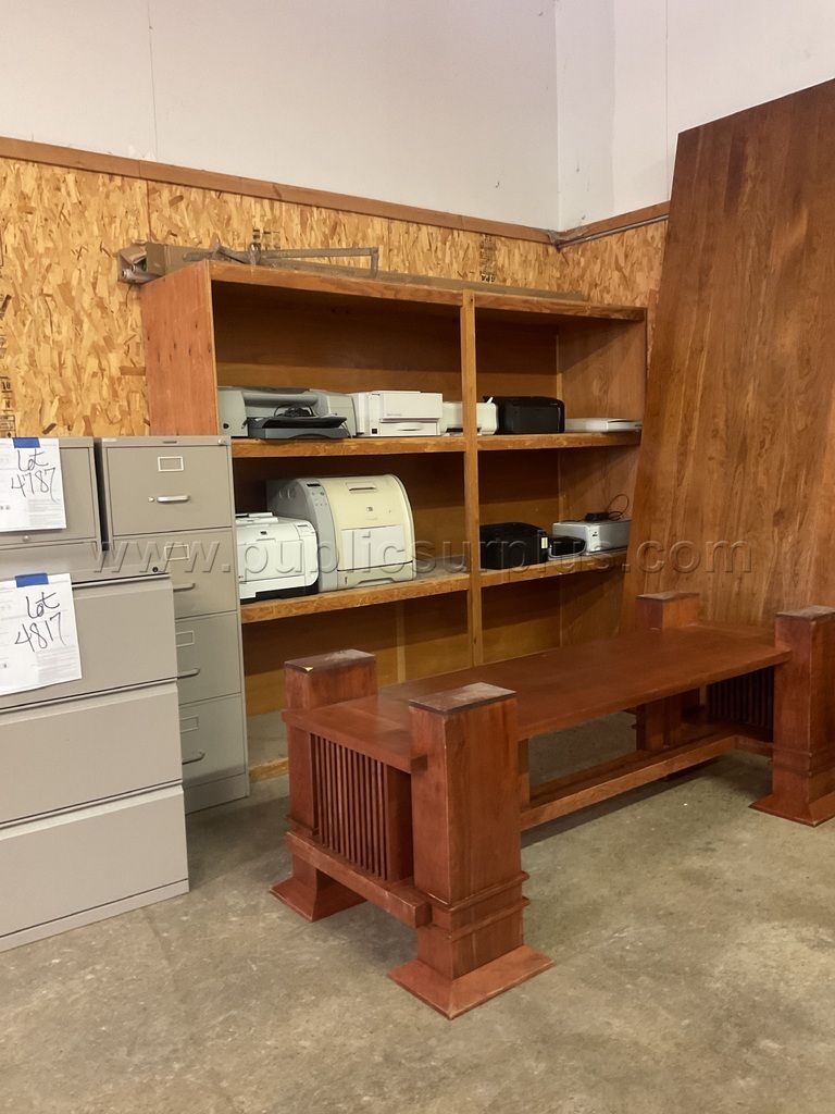 Large Wooden Conference Table Lot 4854 — photo 1