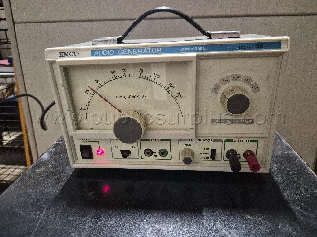EMCO Model Audio Generator Model: SS-1 — photo 1