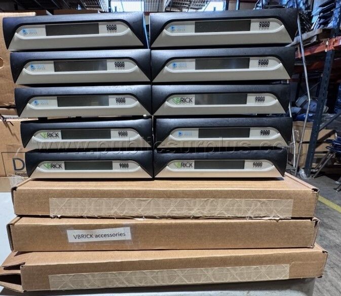 Lot (10) VBRICK HPS 9000 Series — photo 1