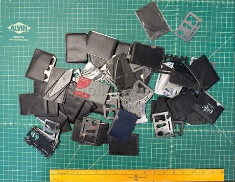Wallet Survival Tools - Approx. 50 - Shipping $12.00