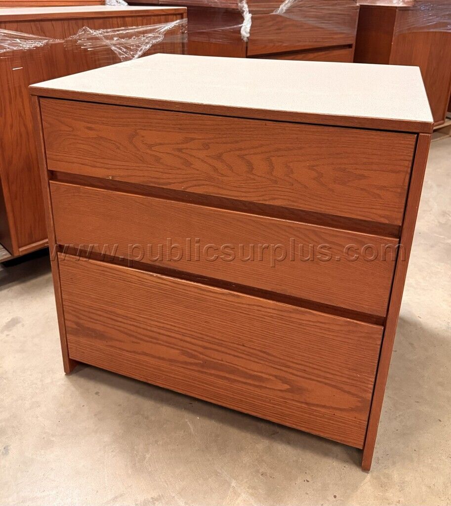 Student Dorm, Dressers w/ Three Drawers - (Lot of Four) - (0714) - DD — photo 1