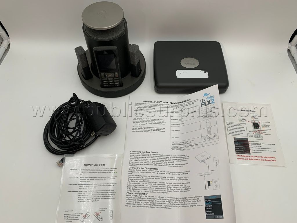 Conference Phone, Revolabs FLX2 - Shipping $20 /KK — photo 1