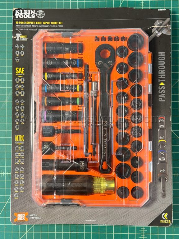 Klein Tools 39pc Complete Knect Impact Socket Set - Shipping $20.00 — photo 1