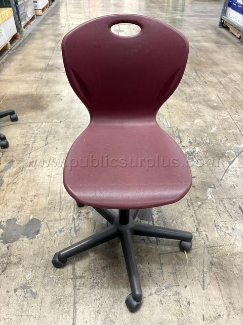 Maroon Rolling Chair