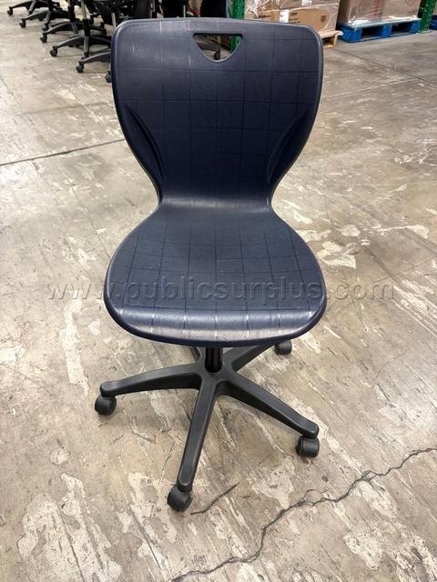 Navy Blue Rolling Chair