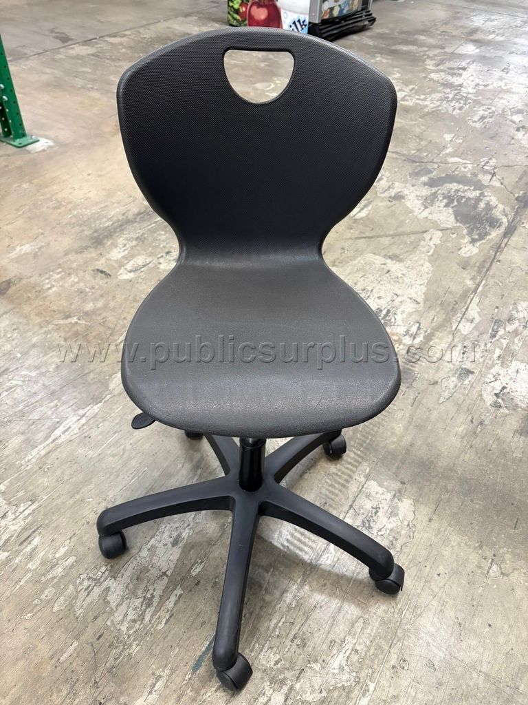 Black Plastic Chairs — photo 1