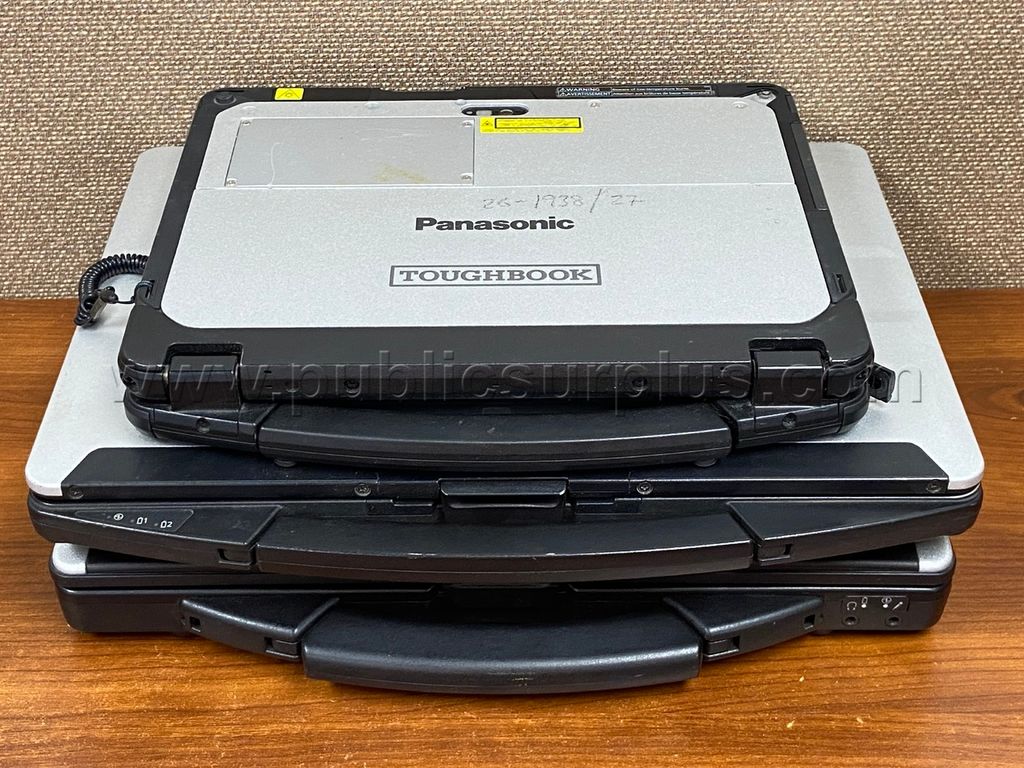 3 Panasonic ToughBooks - Untested - Shipping $40.00 /RA — photo 1