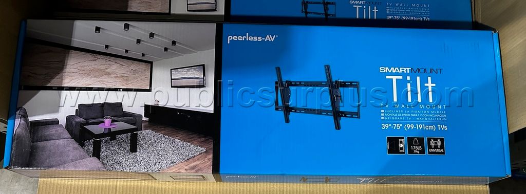 NEW Peerless ST650 SmartMount Universal Tilt Wall Mount for 39" to 75" Displays — photo 1