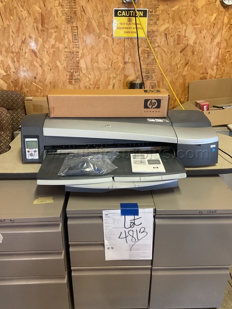 HP Designjet Printer Lot # 4856 — photo 1