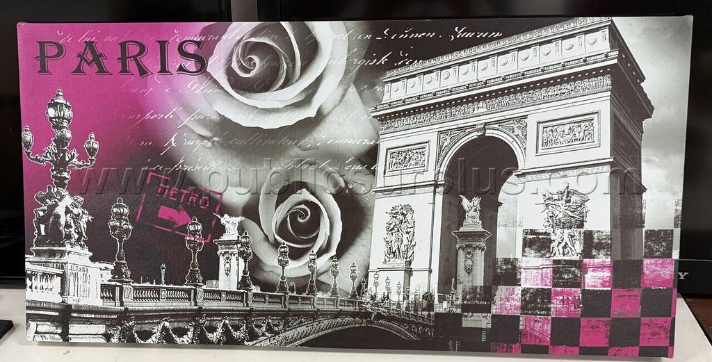 Auction#332- Paris canvas — photo 1