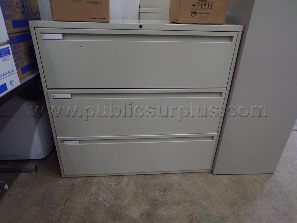 Three Drawer Lateral File Cabinet — photo 1