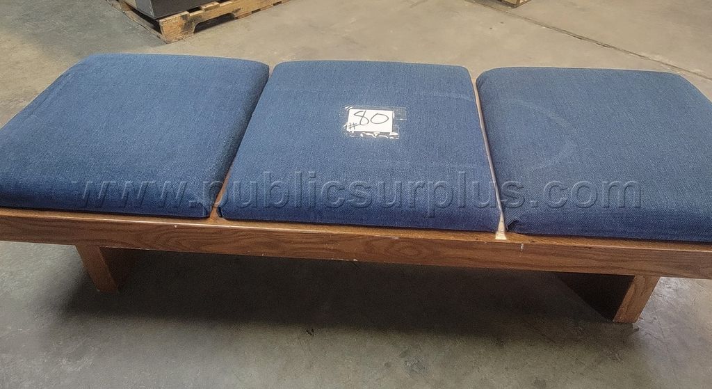 #80 Wooden Loung Bench 3 Seat (4ftL x 2ftW x 1.3ftH) — photo 1