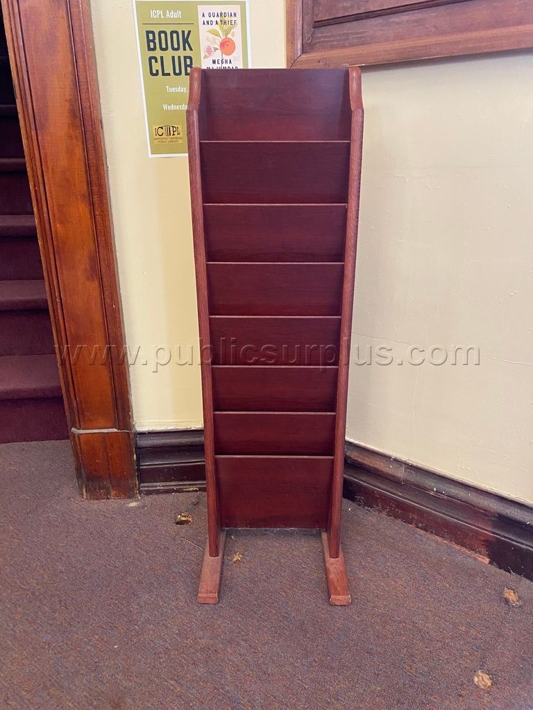 7-Pocket Cascade Freestanding Magazine Rack — photo 1
