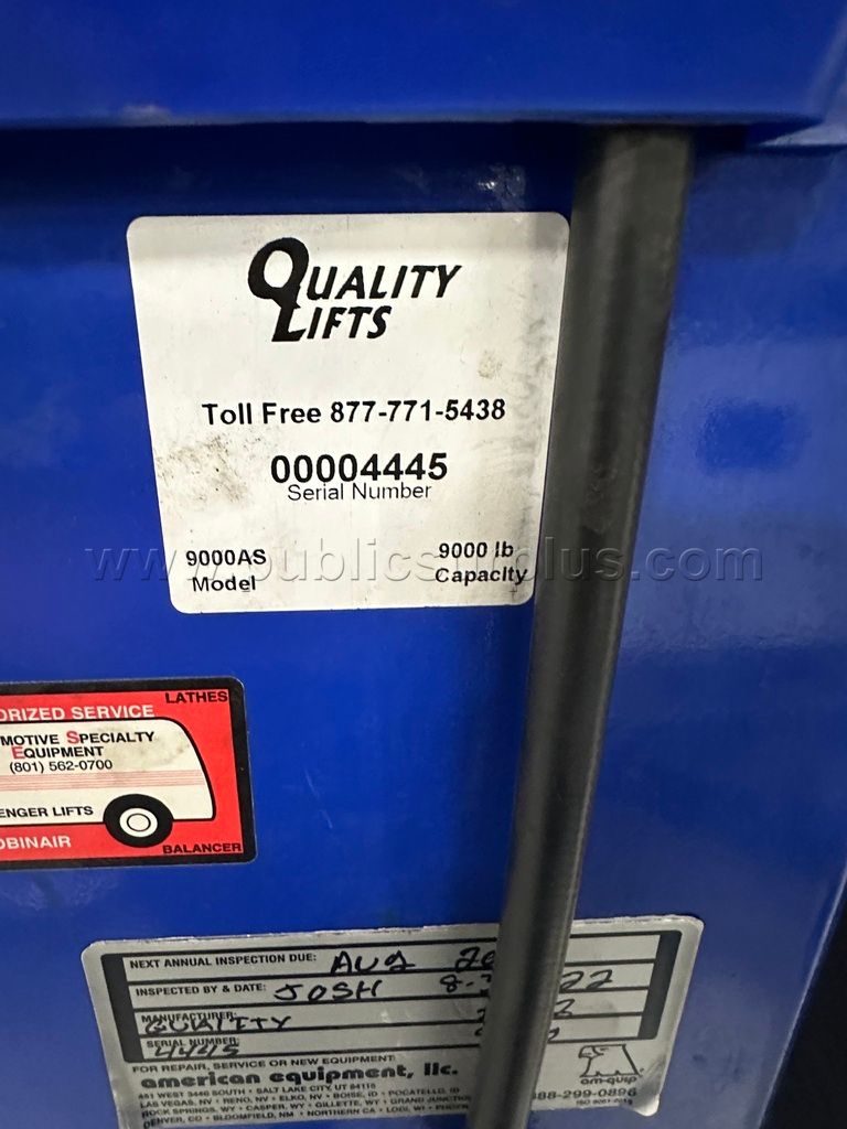 9000 Capacity Quality Lift (4445) — photo 1