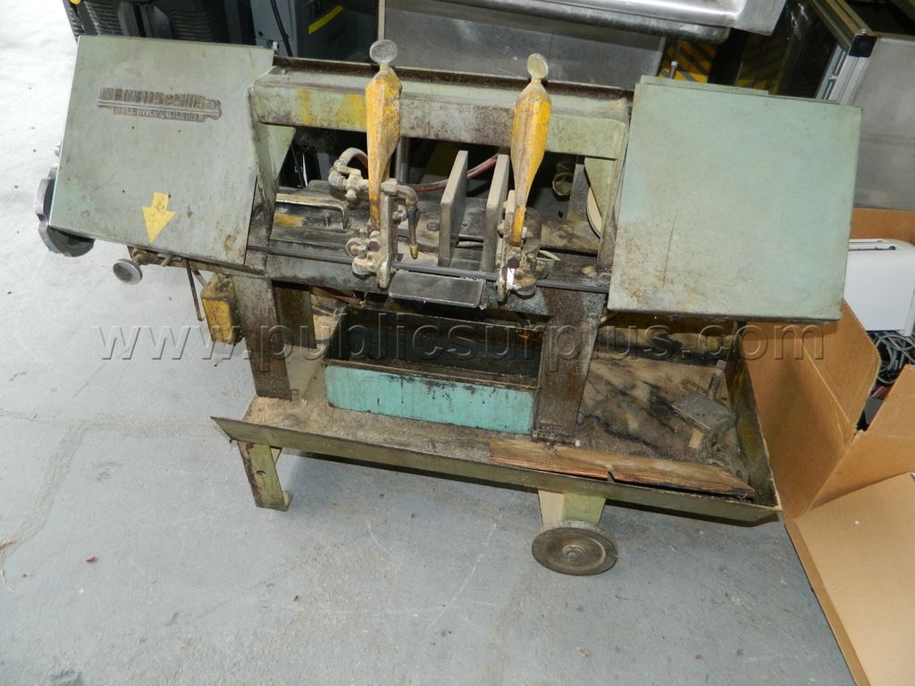 W.F. Wells and Sons Inc model A-7 horizontal bandsaw — photo 1