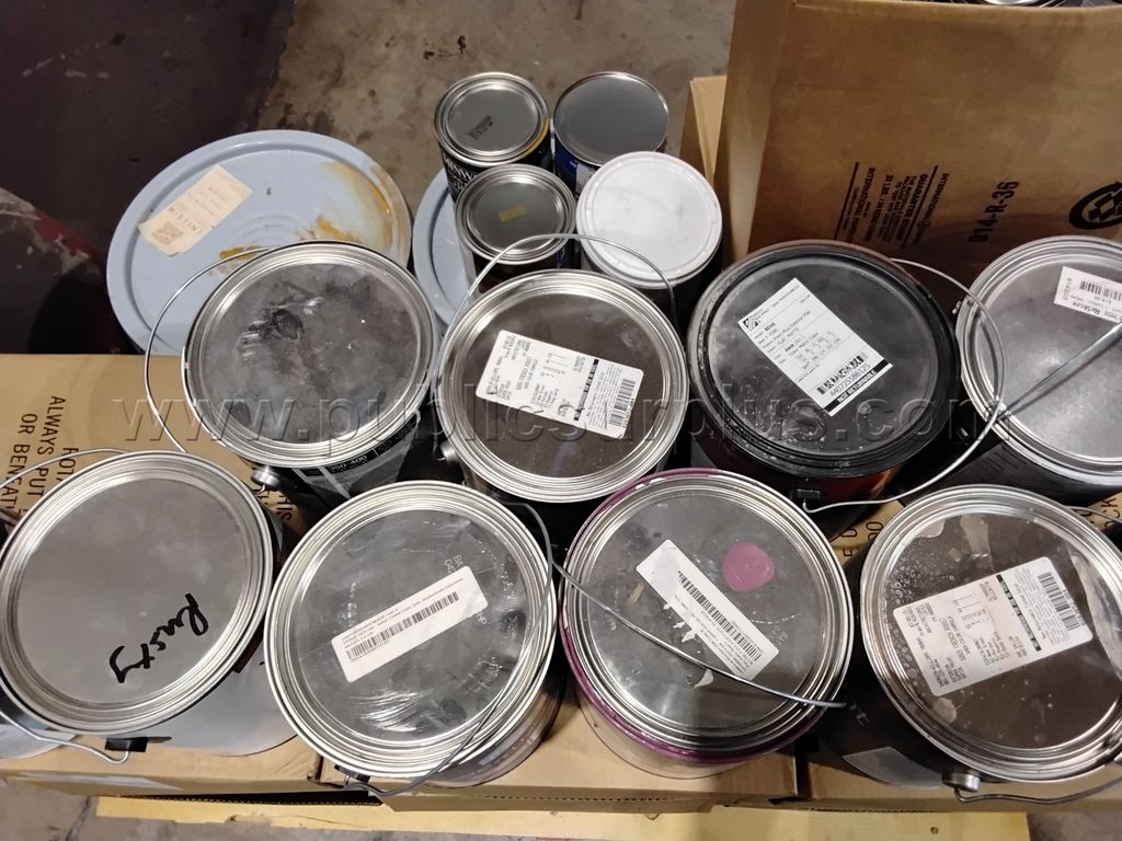 Pallet of Misc. Paint Products - FLOOR — photo 1
