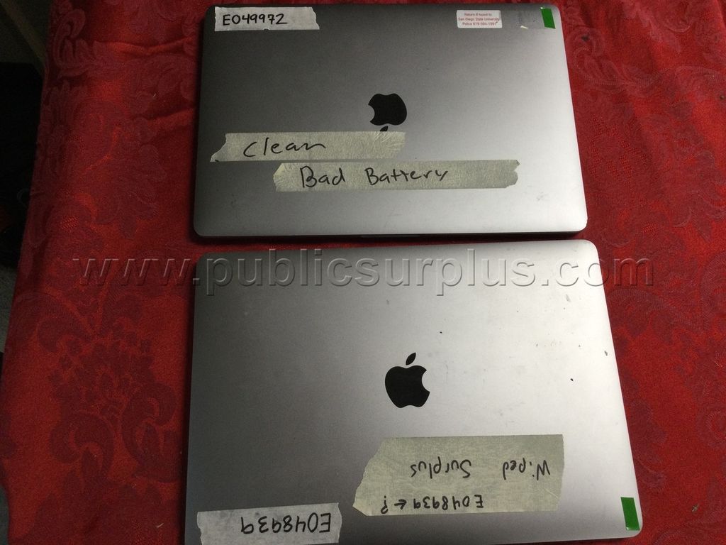 LOT OF (2) APPLE MACBOOK LAPTOPS - SOLD AS IS - 638 - photo 1