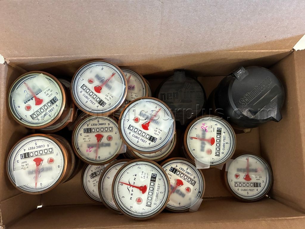 Utility Company Owned Surplus - Neptune T-10 2" Water Meter Registers — photo 1