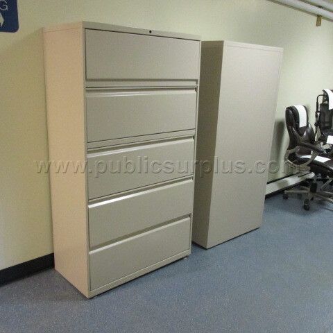 Tall Lateral - 4 drawer + shelf — photo 1