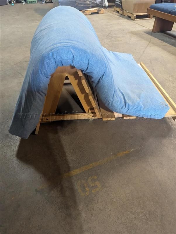 #82 WOODEN FUTON SOFA — photo 1
