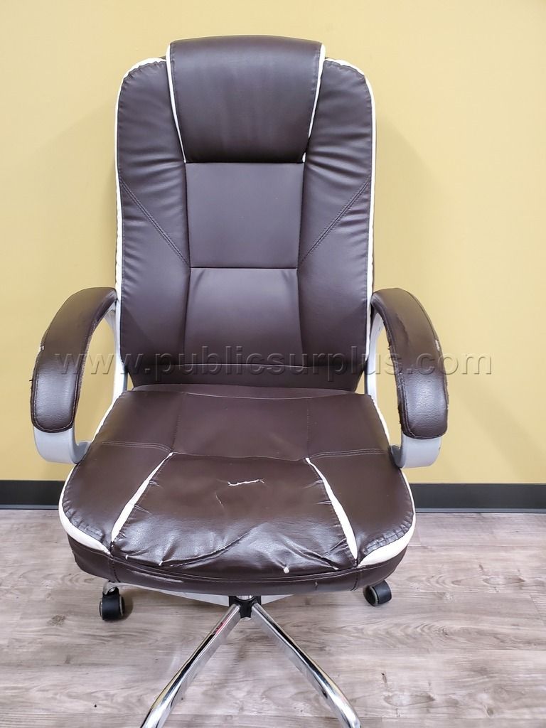 Brown Rolling Chair #1 — photo 1
