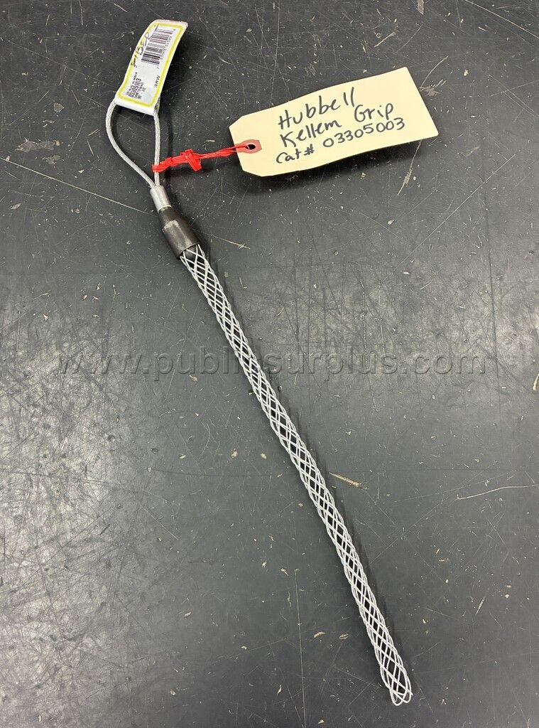 Utility Company Owned Surplus - 1 New Hubbell Kellems Grip for Fiber — photo 1