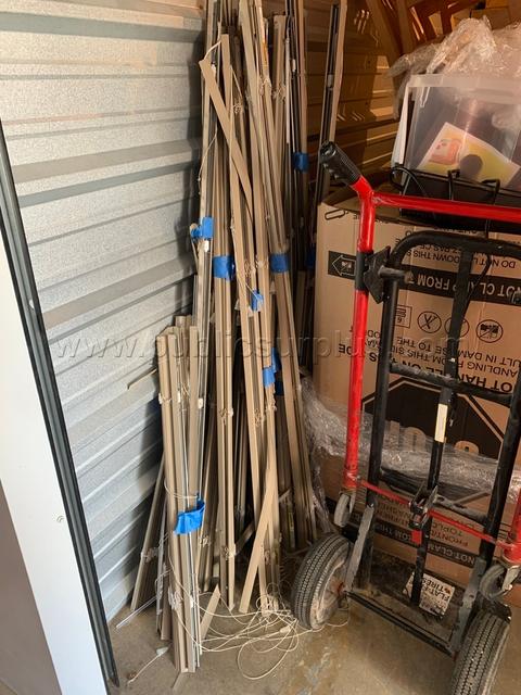Metal Window Blinds, Lot of 43