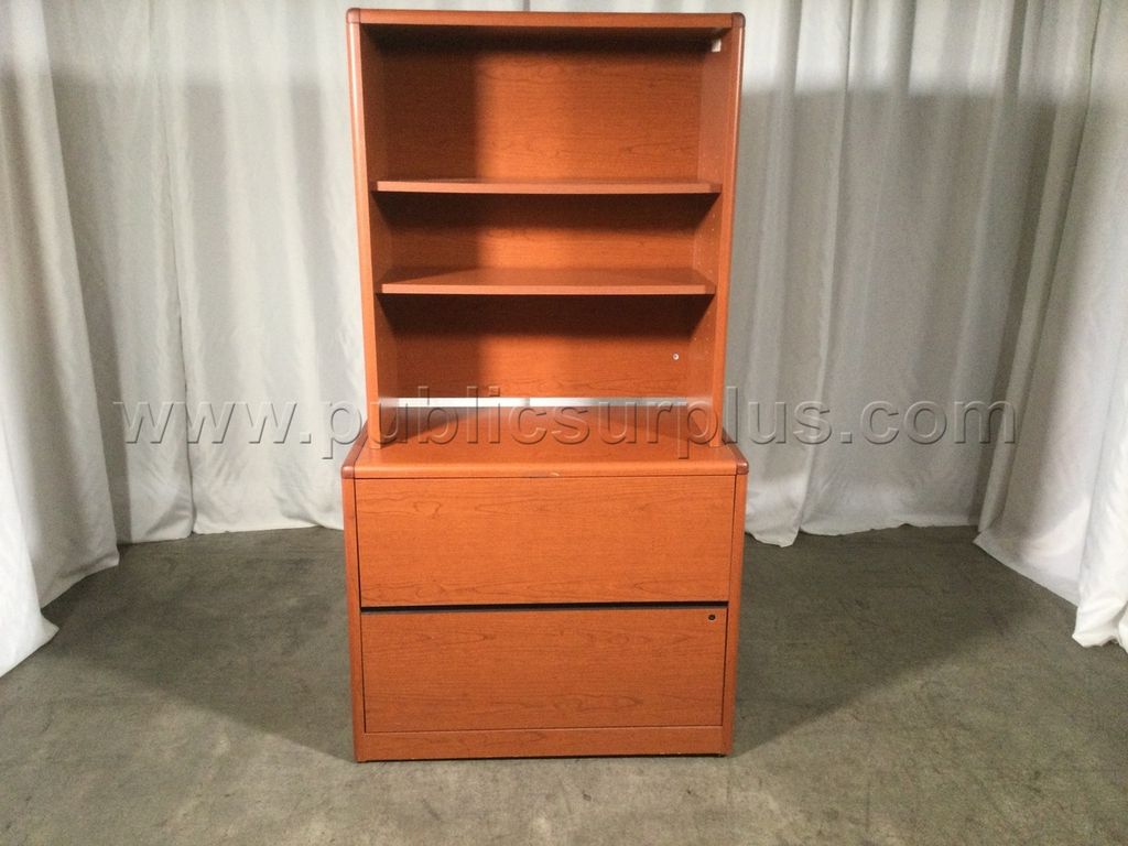 HON Cabinet & Hutch - 2961 — photo 1