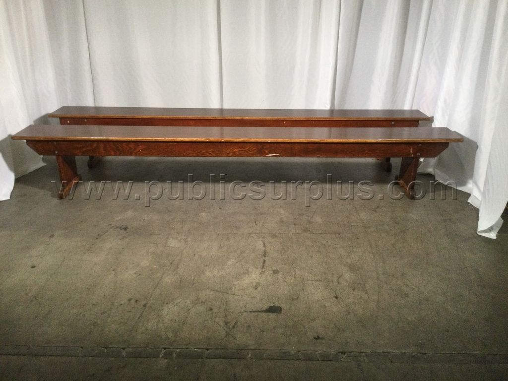 Set of Wood Benches - 2977 — photo 1
