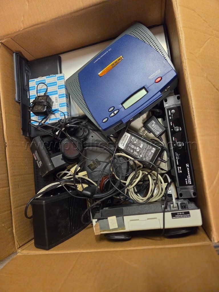 Box of Miscellaneous Electronics — photo 1
