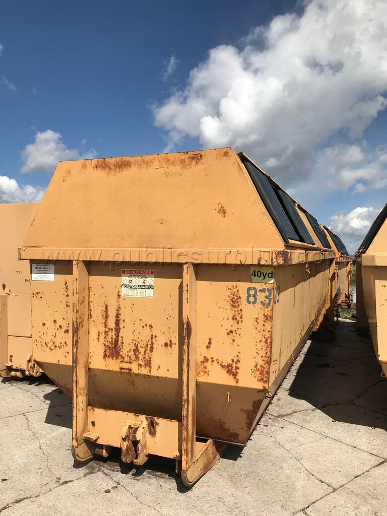 Compactor Receiving Box - 40 Yard - Fair Condition — photo 1