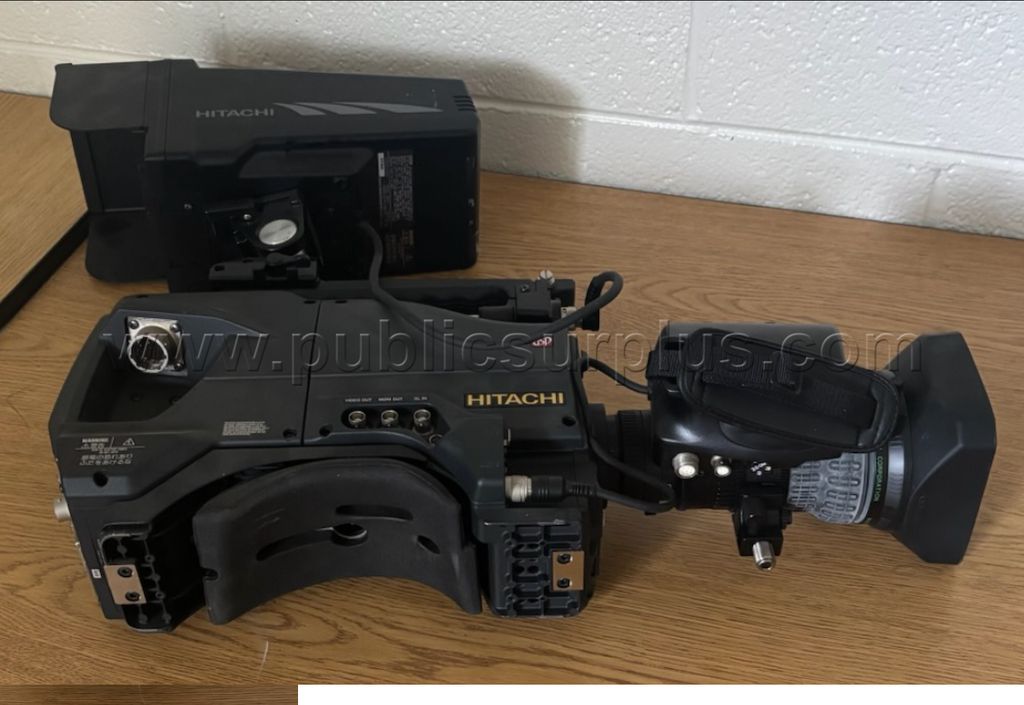 Hitachi Televison Video Camera - Professional Grade - Fujinon Lens - Hitachi Tel — photo 1