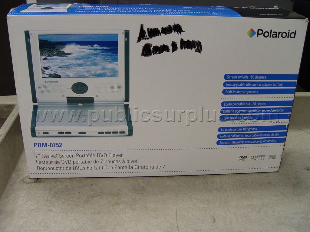 New Polaroid Portable DVD Player — photo 1