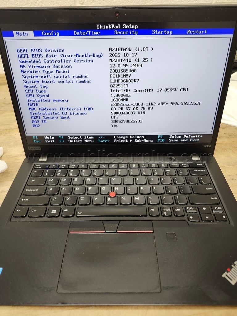 Lenovo ThinkPad X390 — photo 1