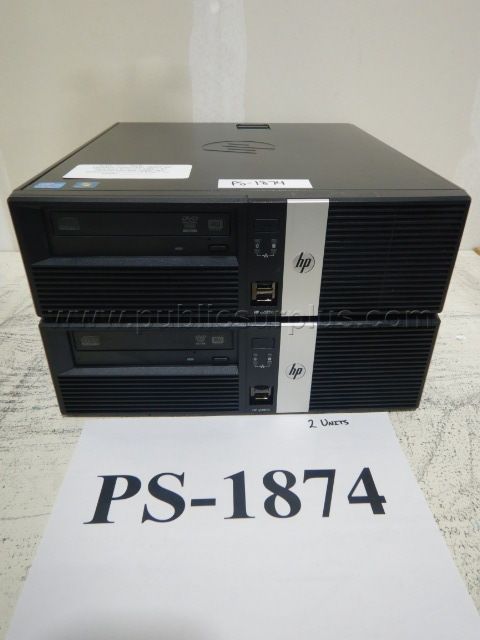 HP rp5800 Desktops - Lot of 2 — photo 1