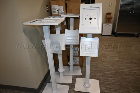 4 iPad Metal Standing Display Stands
