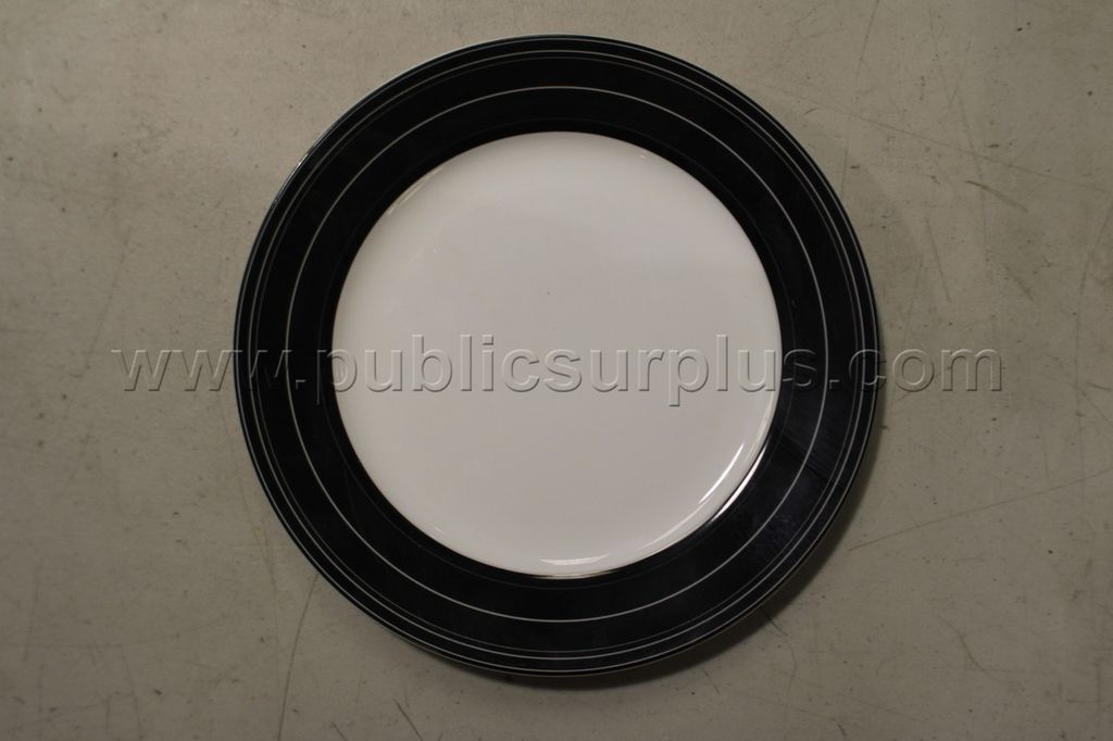 Set of 6 black and white plates — photo 1