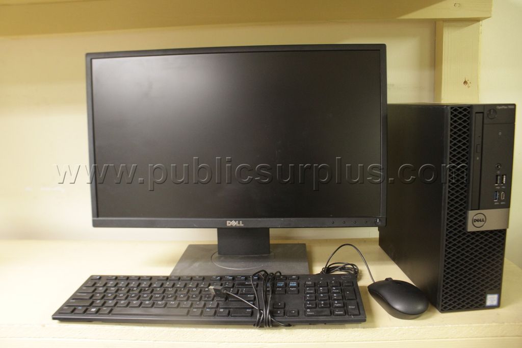 Optiplex 7050 with dell monitor — photo 1