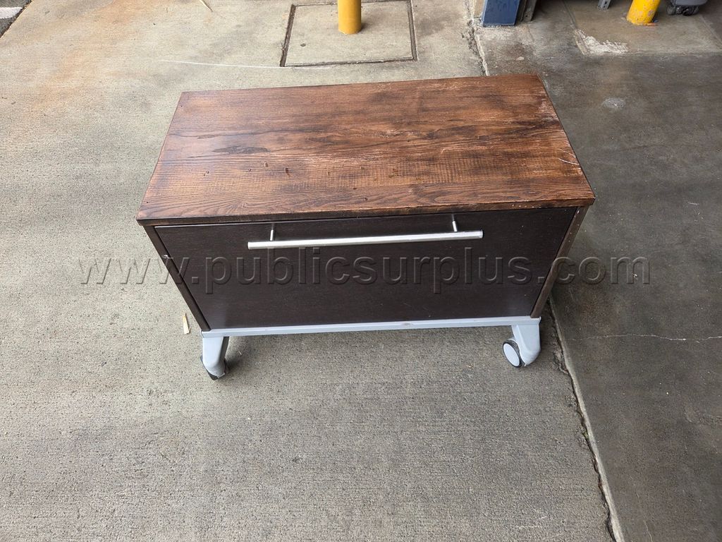 Small Rolling Hanging File Cabinet — photo 1