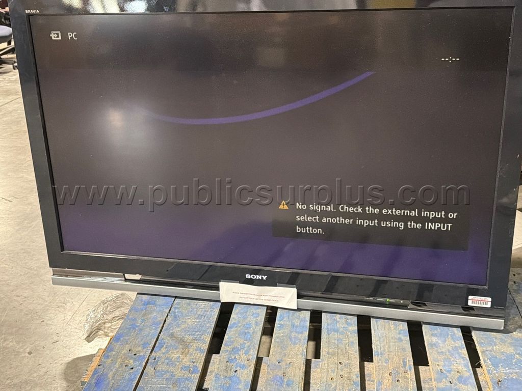 SONY BRAVIA LCD TELEVISION — photo 1