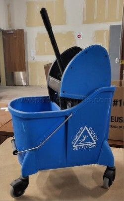 Mop Bucket w/Side Press Wringer — photo 1