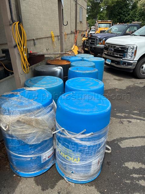 Plastic 55 gallon drums