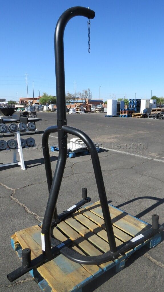 Hanging Punching Bag with Stand **Unknown Condition** — photo 1