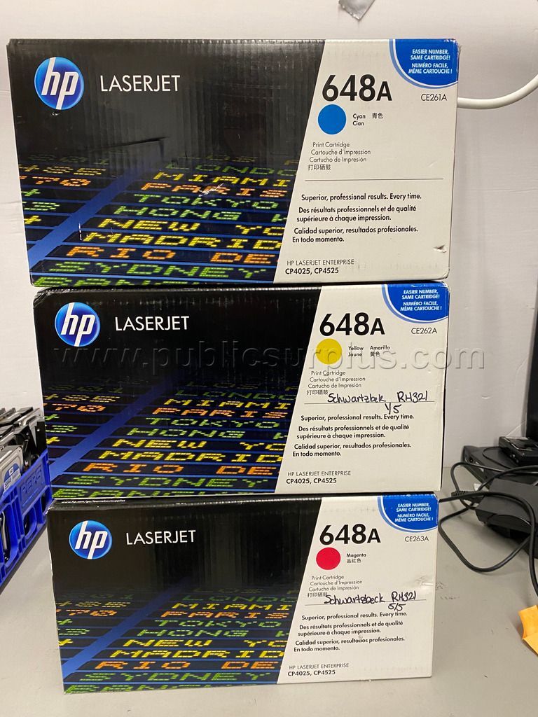 Lot of (3) HP LaserJet Ink Cartridge — photo 1