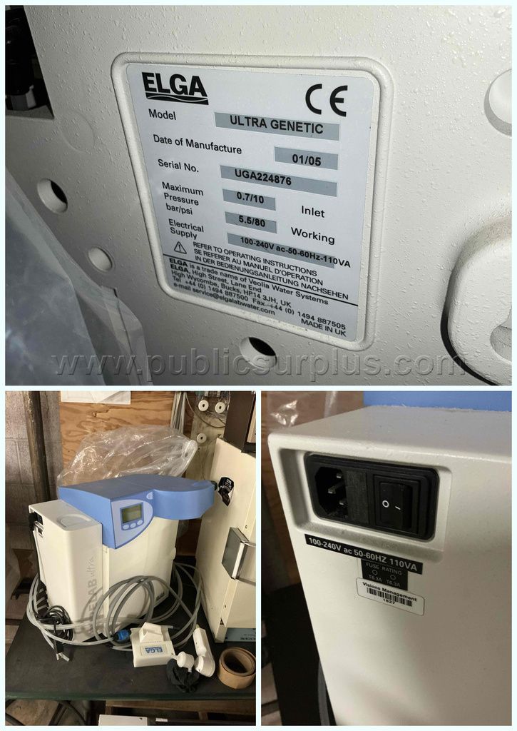 ELGA PURELAB Ultra Genetic Type I Ultrapure Water Polishing System — photo 1