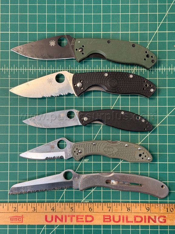 Spyderco Knives - QTY 5 - Shipping $12.00 — photo 1