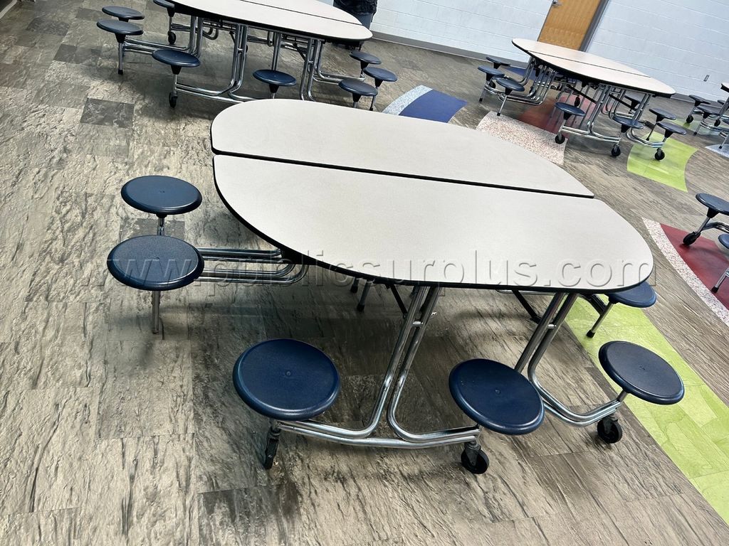 Lot of Cafeteria Tables — photo 1